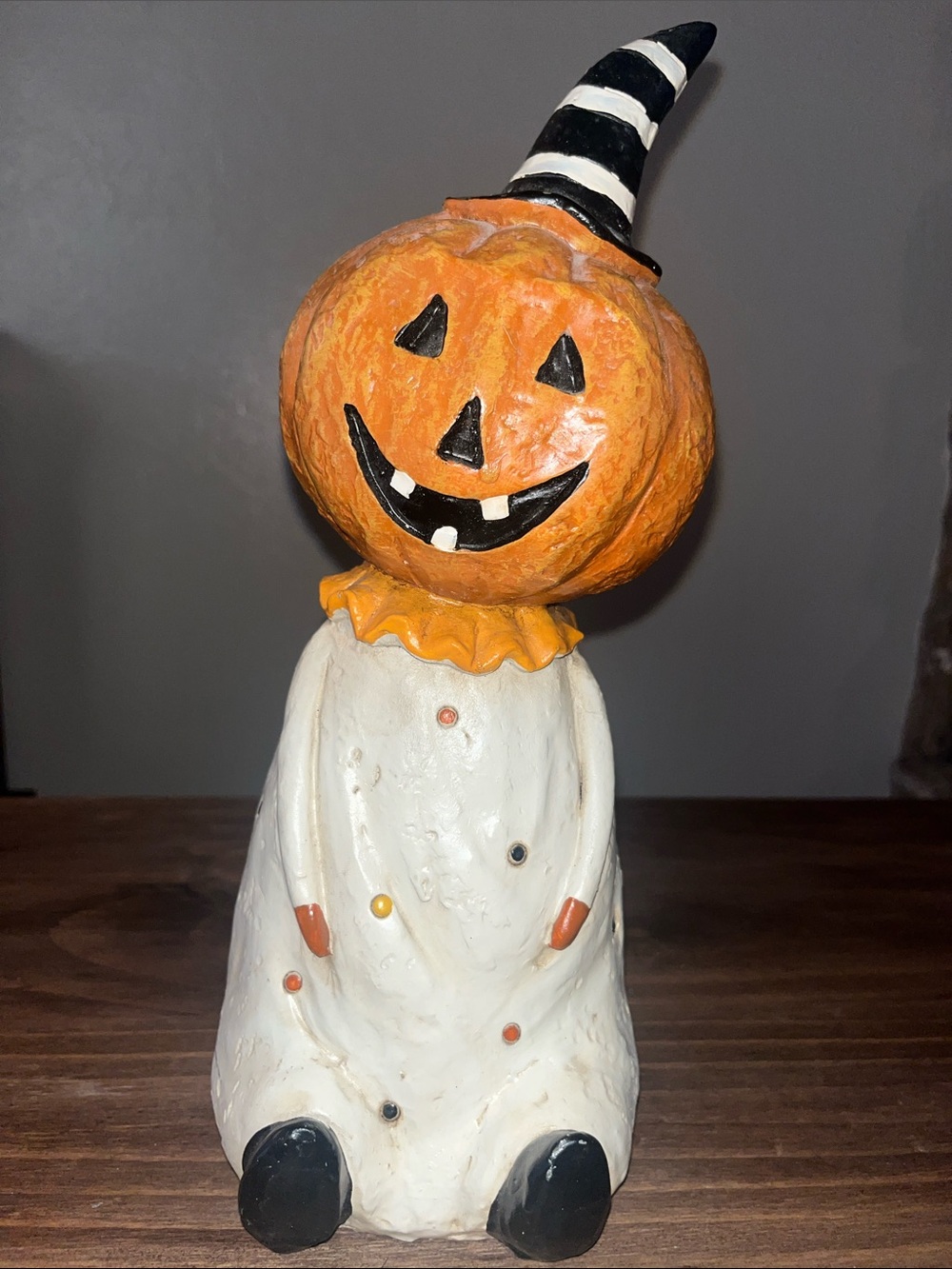 Vintage Style Halloween Pumpkin Head Figurine - pumpkin babies
